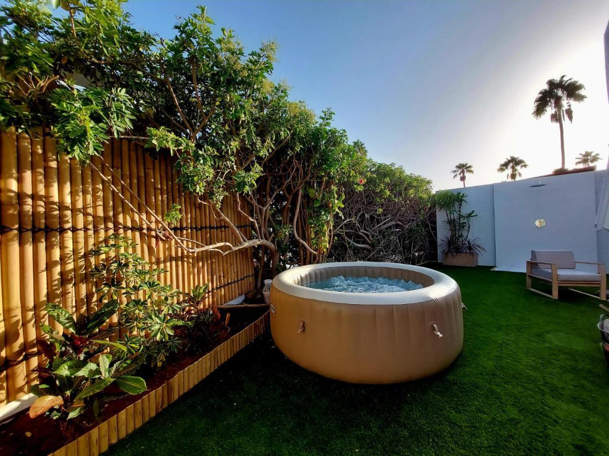 Bungalow De Diseno Hidromasajes Terraza Y Piscina. San Bartolomé Eksteriør bilde