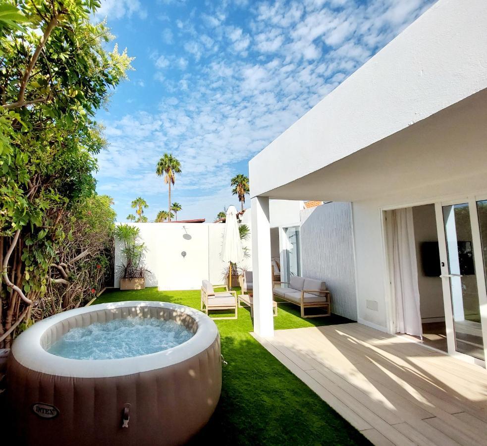 Bungalow De Diseno Hidromasajes Terraza Y Piscina. San Bartolomé Eksteriør bilde